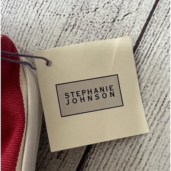 Stephanie Johnson Striped Cosmetic Bag Wristlet NWT - Picture 7 of 8